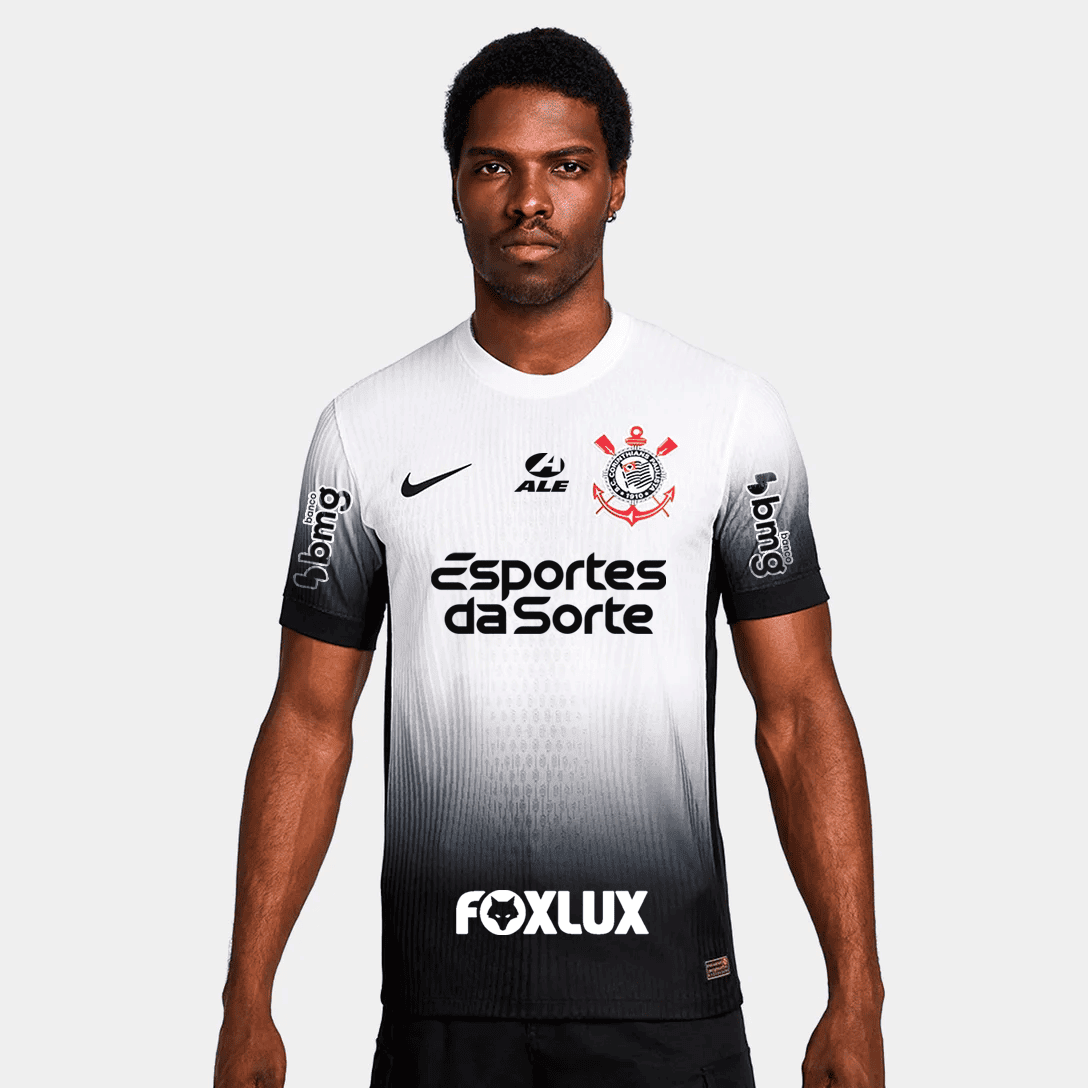 Jersey Corinthians 2025/26 I Player With Sponsors