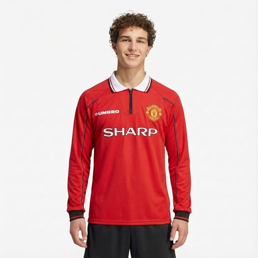 Jersey Retro Manchester United 1998 I Fan Longsleeve