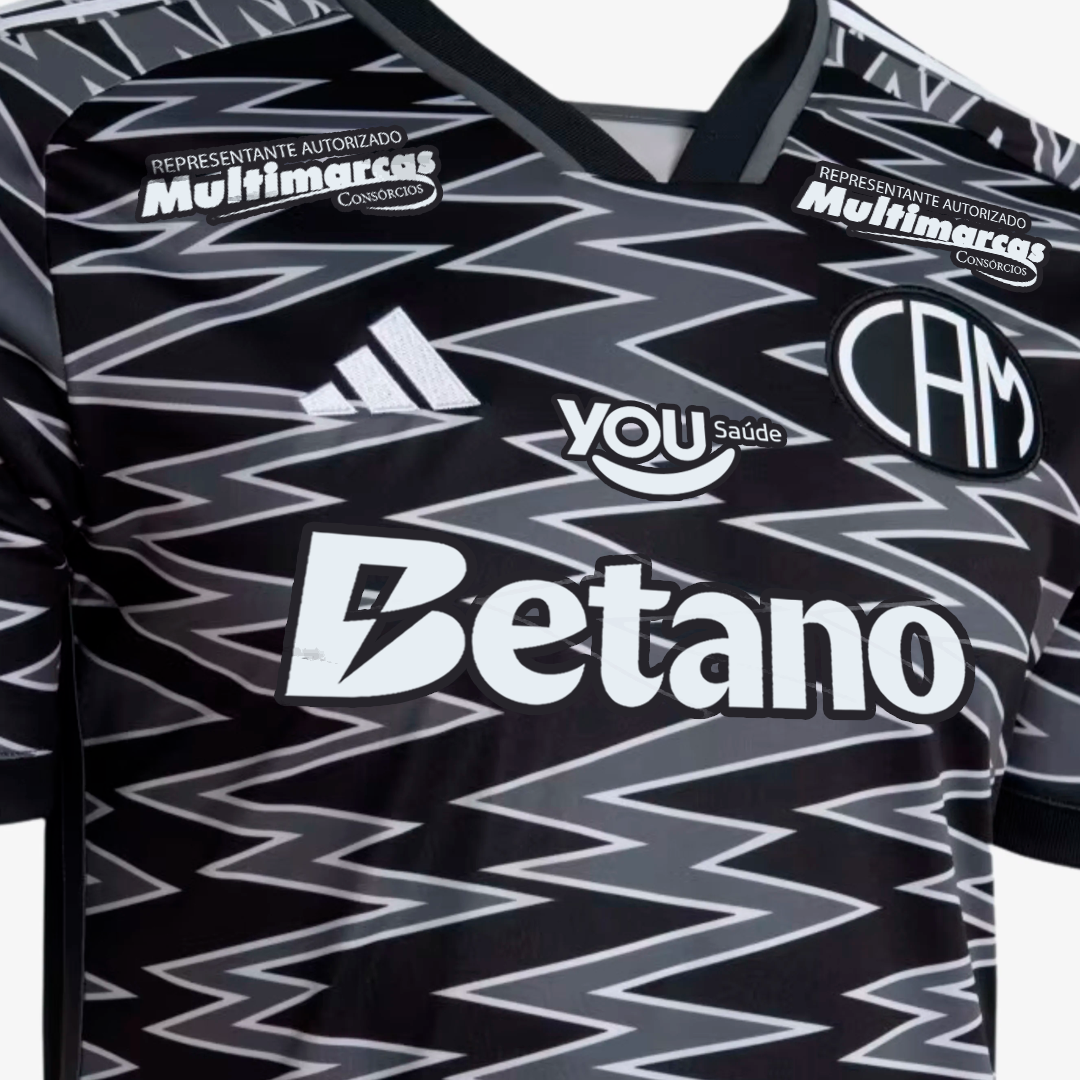Jersey Atletico Mineiro 2024/25 III Fan With Sponsors