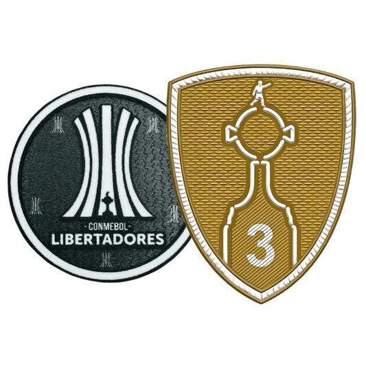 Libertadores 3 Trophies Patches