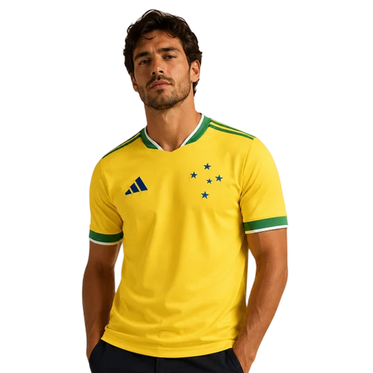 Jersey Cruzeiro 2026/27 World Cup Fan - Yellow Green