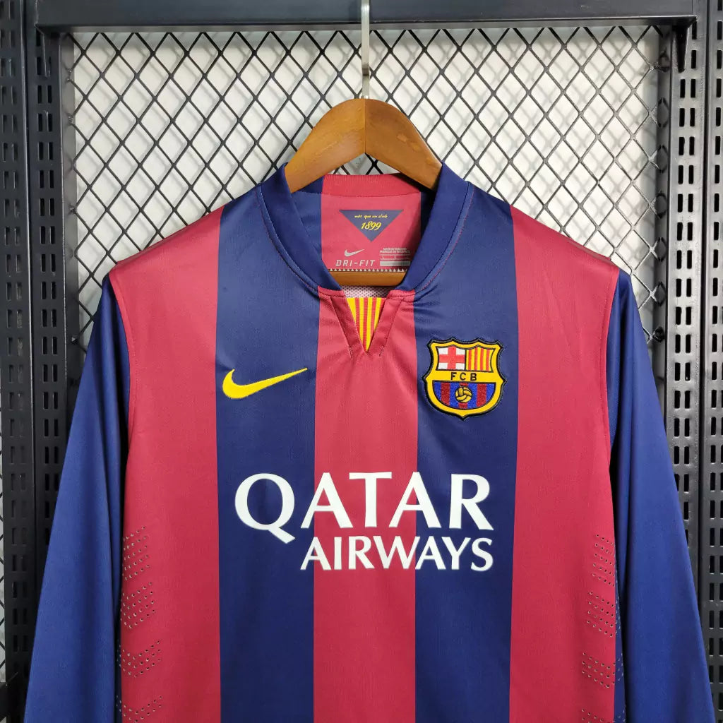 Jersey Retro Barcelona 2014 Fan Longsleeve