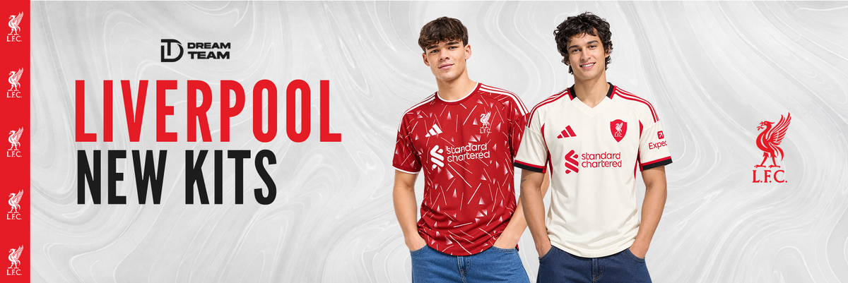 Liverpool new kits — Dream Team Imports
