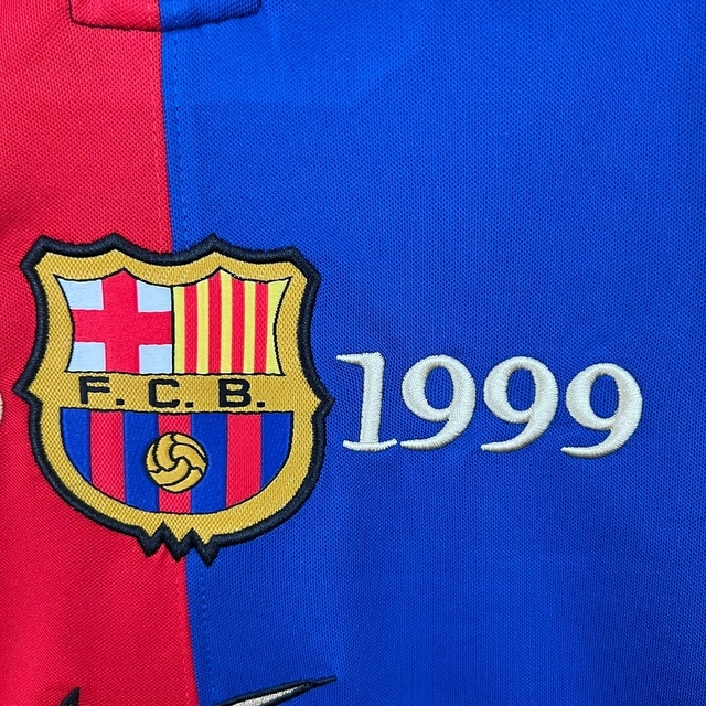 Jersey Retro Barcelona 1998 Fan Longsleeve