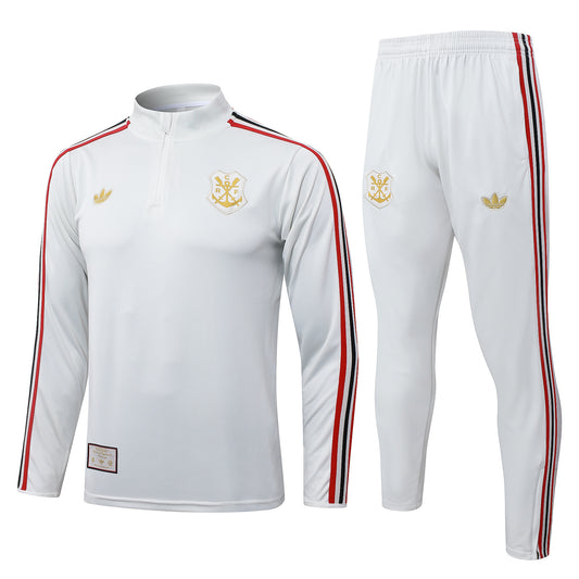 Set de Training Flamengo White Gold Man